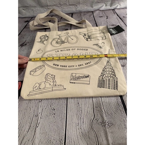 Strand Book‎ Store NY Tote!-18 Miles Of Books! NEW WITH TAGS METRO TAXI LIBERTY - Picture 12 of 14